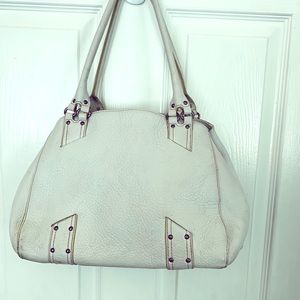 Cole Haan White Shoulder Bag